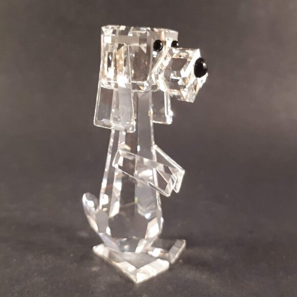 Vintage retired Swarovski standing Pluto dog ornament figurine original box - Picture 5 of 9